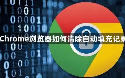 Chrome浏览器如何清除自动填充记录1