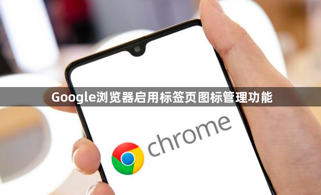 Google浏览器启用标签页图标管理功能1