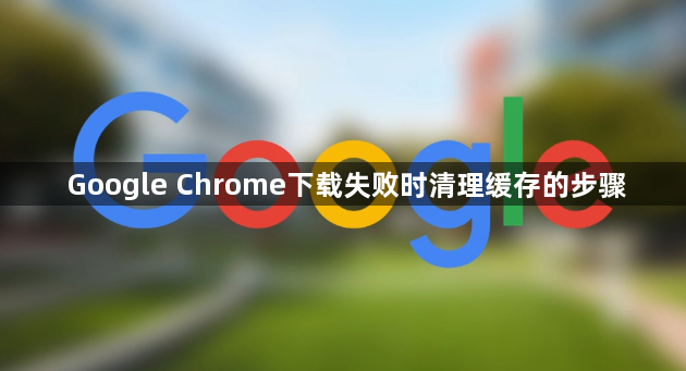 Google Chrome下载失败时清理缓存的步骤1