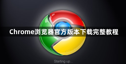 Chrome浏览器官方版本下载完整教程1
