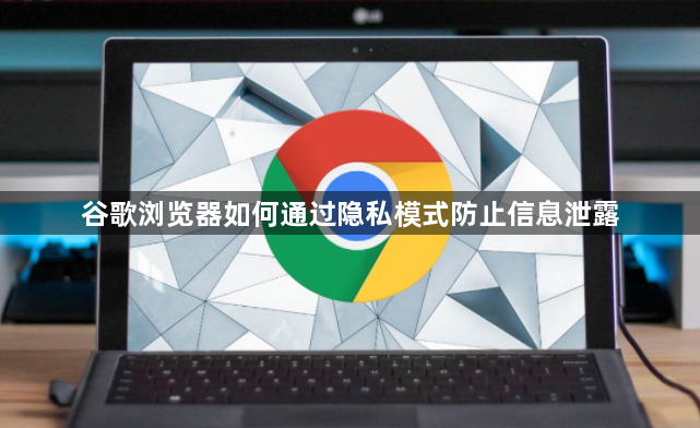 谷歌浏览器如何通过隐私模式防止信息泄露1