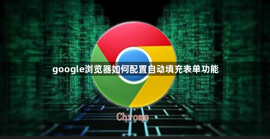 google浏览器如何配置自动填充表单功能1