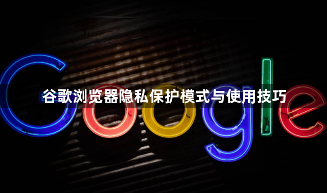 谷歌浏览器隐私保护模式与使用技巧1