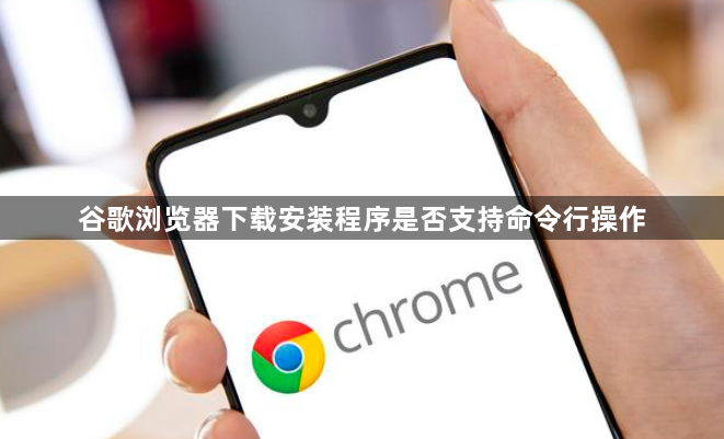 谷歌浏览器下载安装程序是否支持命令行操作1
