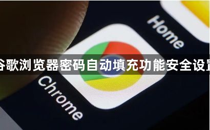 谷歌浏览器密码自动填充功能安全设置1