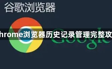 Chrome浏览器历史记录管理完整攻略1