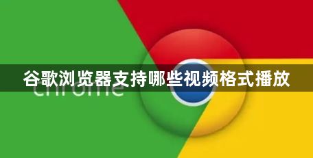 谷歌浏览器支持哪些视频格式播放1