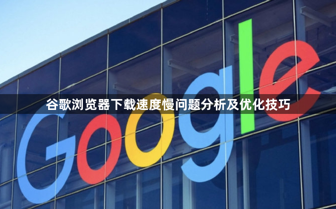 谷歌浏览器下载速度慢问题分析及优化技巧1