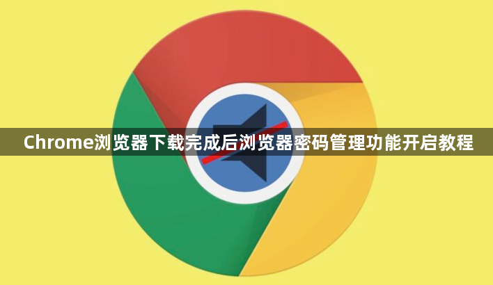 Chrome浏览器下载完成后浏览器密码管理功能开启教程1