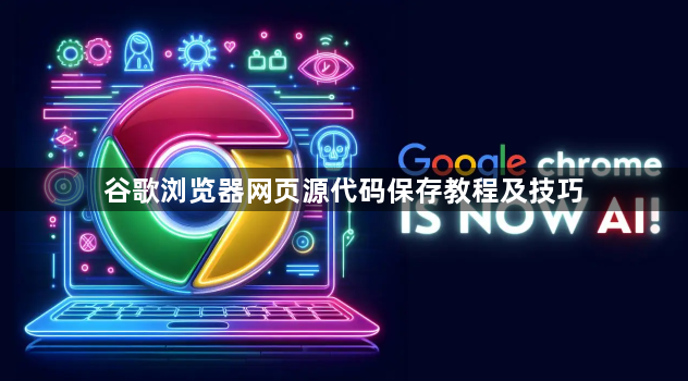 谷歌浏览器网页源代码保存教程及技巧1